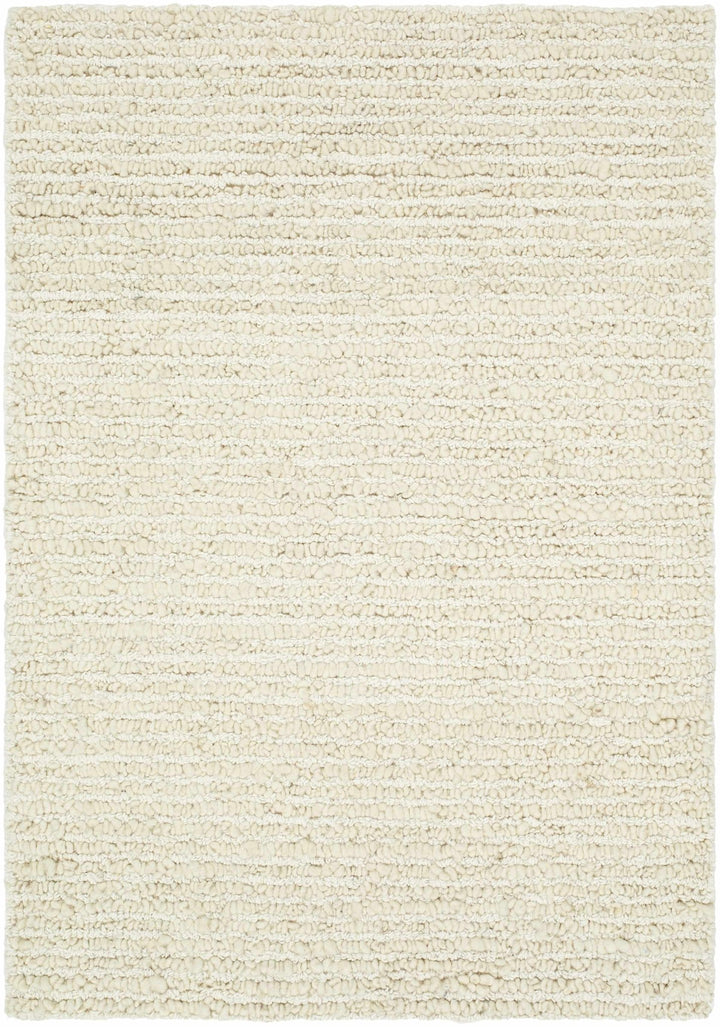 Winta Modern Solid Beige And Cream Wool Area Rug - The Rug Decor