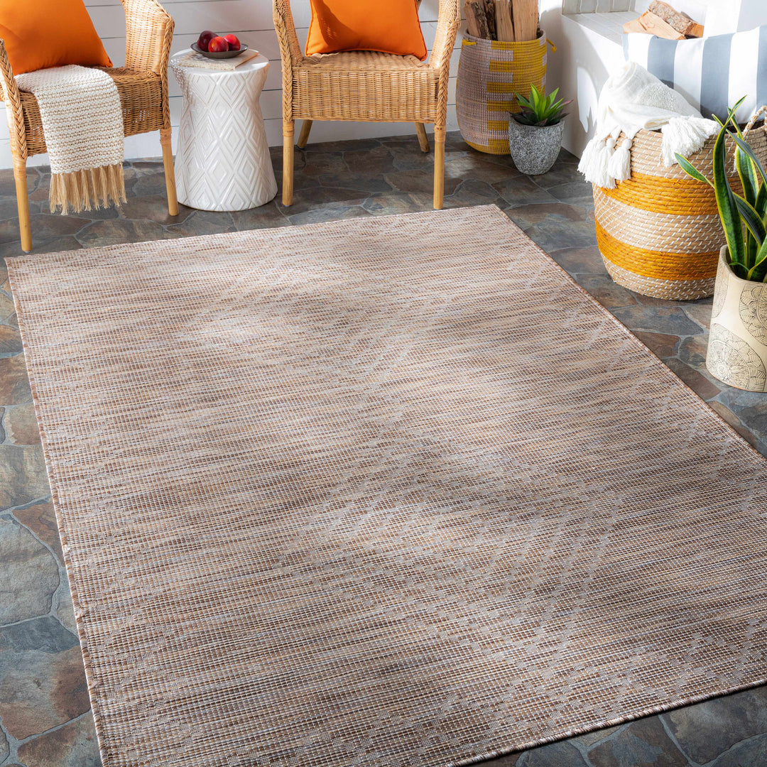 Woolloongabba Modern Style Beige Outdoor Area Rug