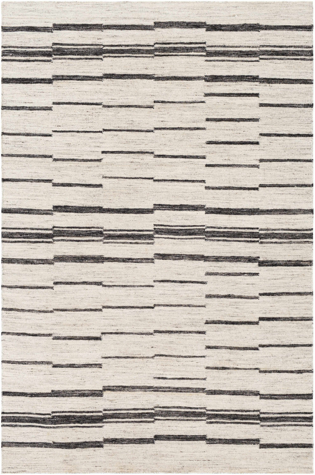 Willington Modern Style Ivory And Charcoal Hand Woven Area Rug