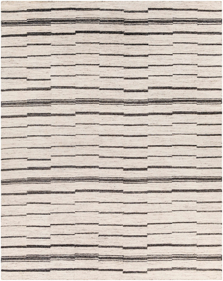 Willington Modern Style Ivory And Charcoal Hand Woven Area Rug