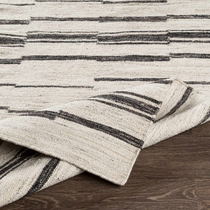 Willington Modern Style Ivory And Charcoal Hand Woven Area Rug