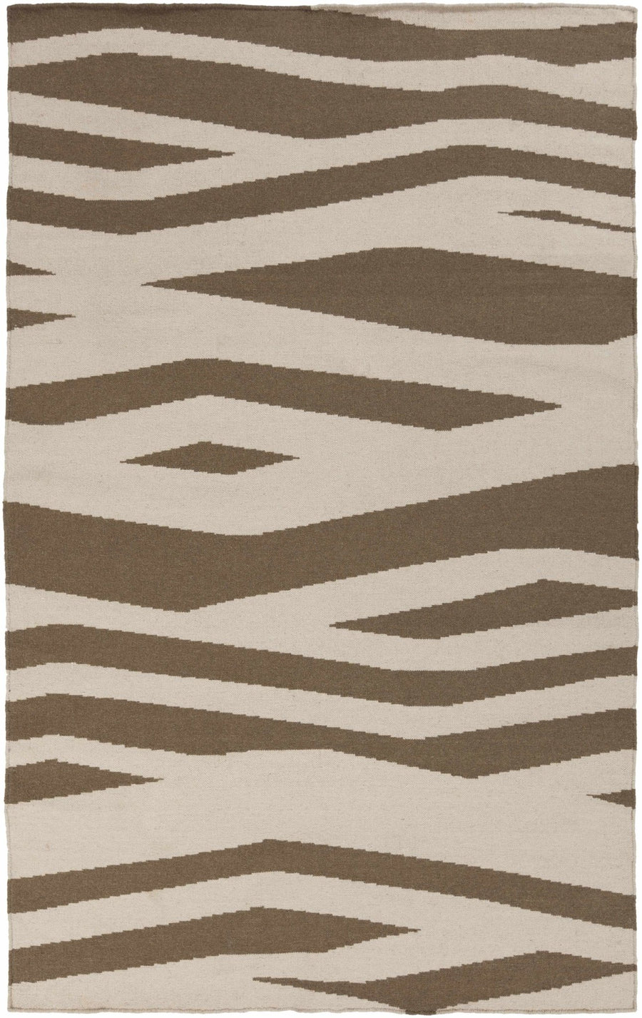 Wolford Contemporary Brown And Beige Rug - The Rug Decor