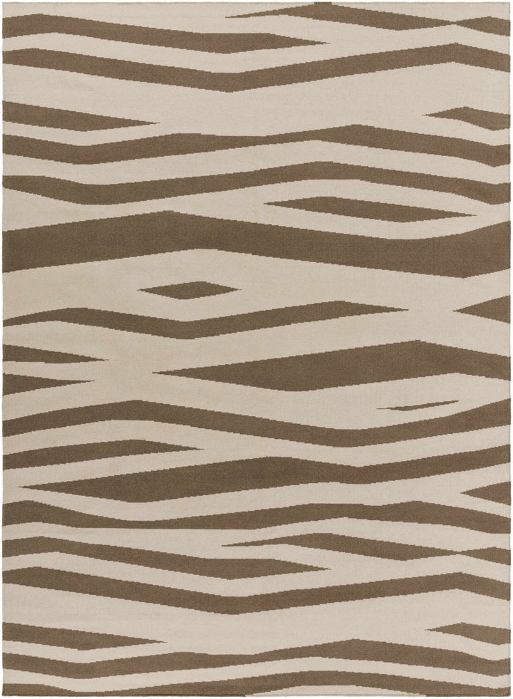 Wolford Contemporary Brown And Beige Rug - The Rug Decor