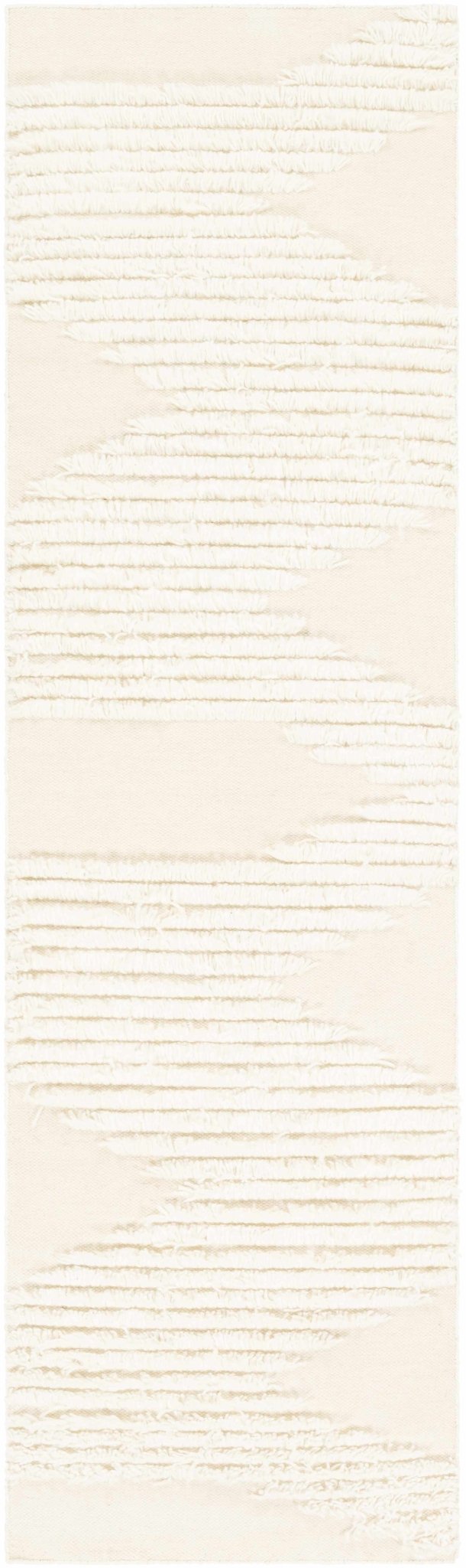 Woodew Modern Style Ivory Hand Woven Wool Area Rug - The Rug Decor