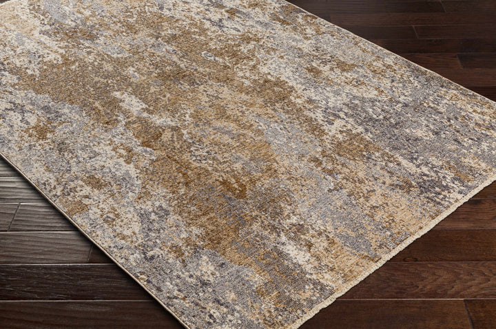 Woodmoor Abstract Beige and Brown Rug - The Rug Decor
