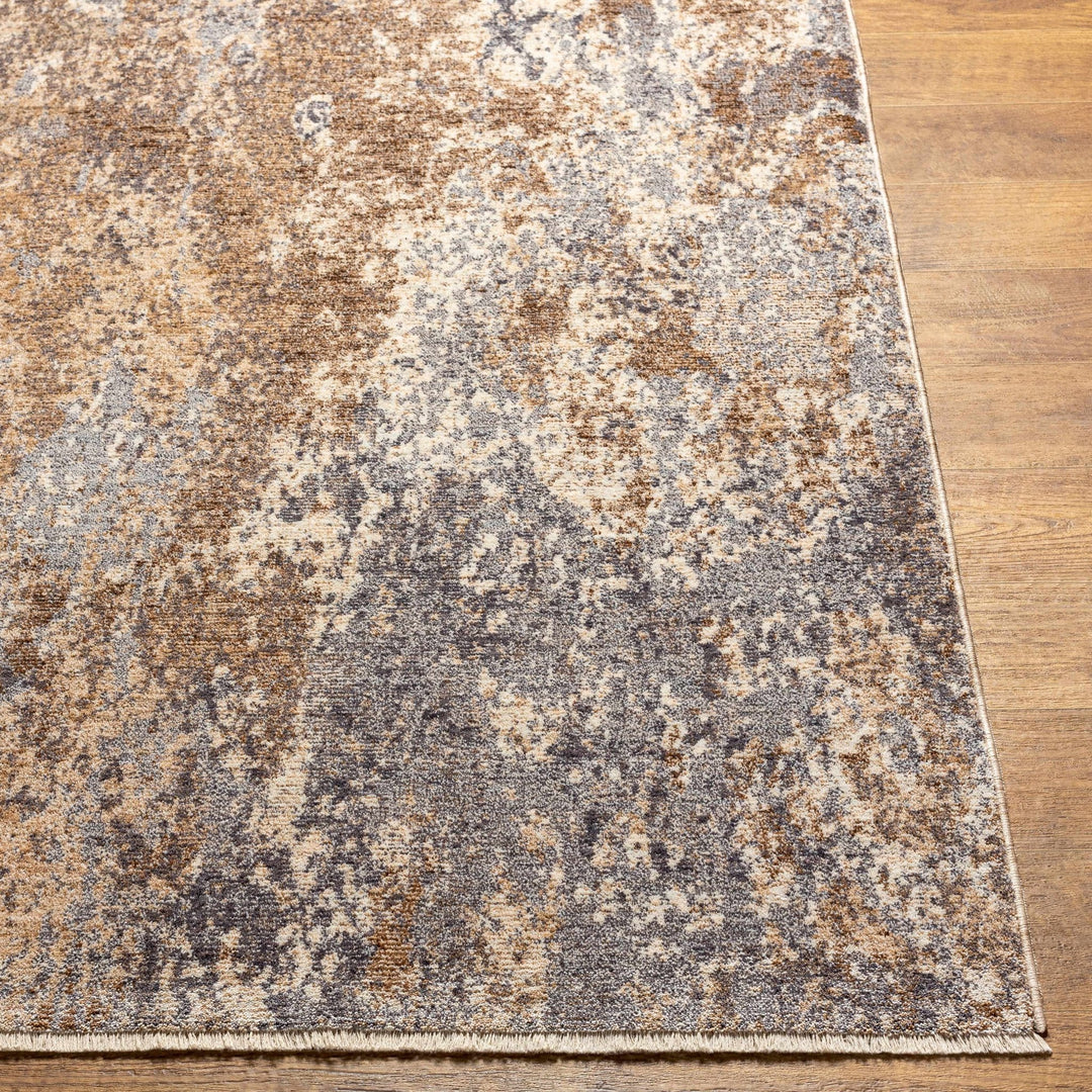 Woodmoor Abstract Beige and Brown Rug - The Rug Decor
