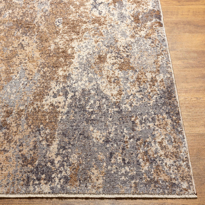 Woodmoor Abstract Beige and Brown Rug - The Rug Decor