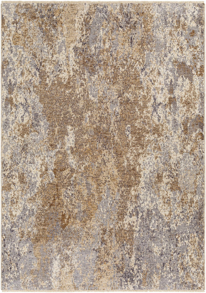 Woodmoor Abstract Beige and Brown Rug - The Rug Decor