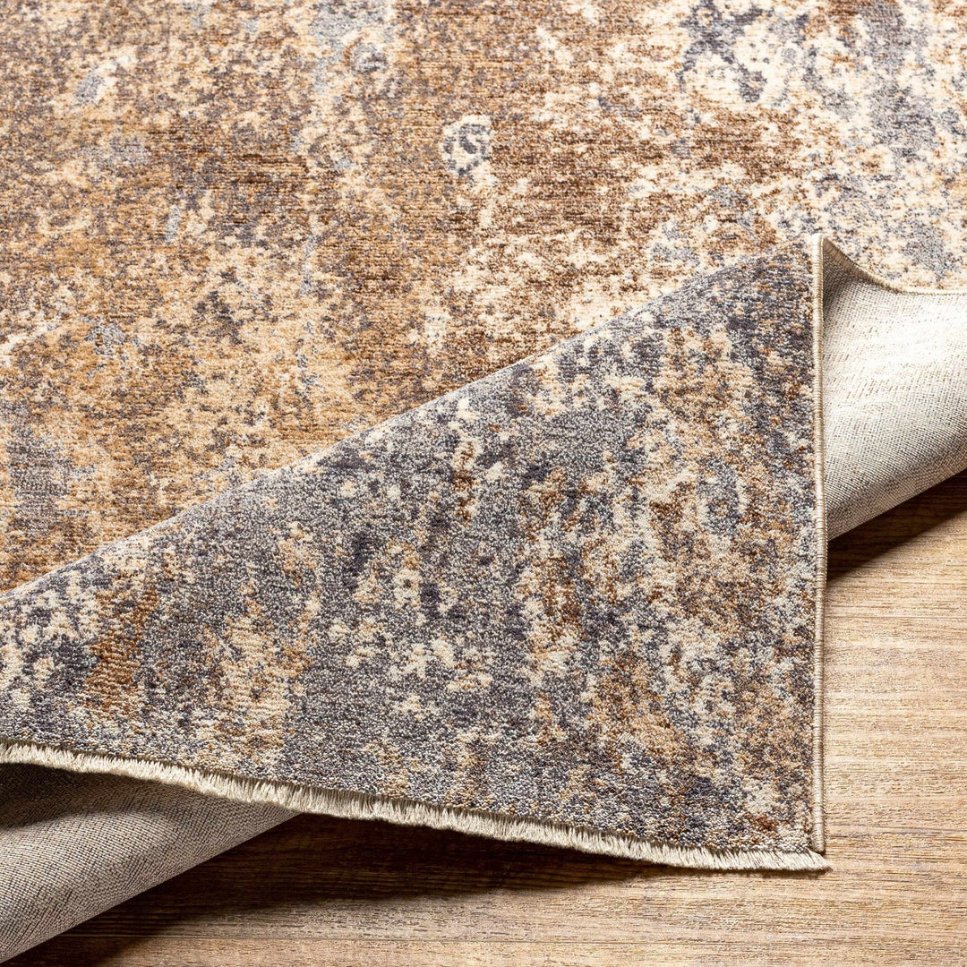 Woodmoor Abstract Beige and Brown Rug - The Rug Decor