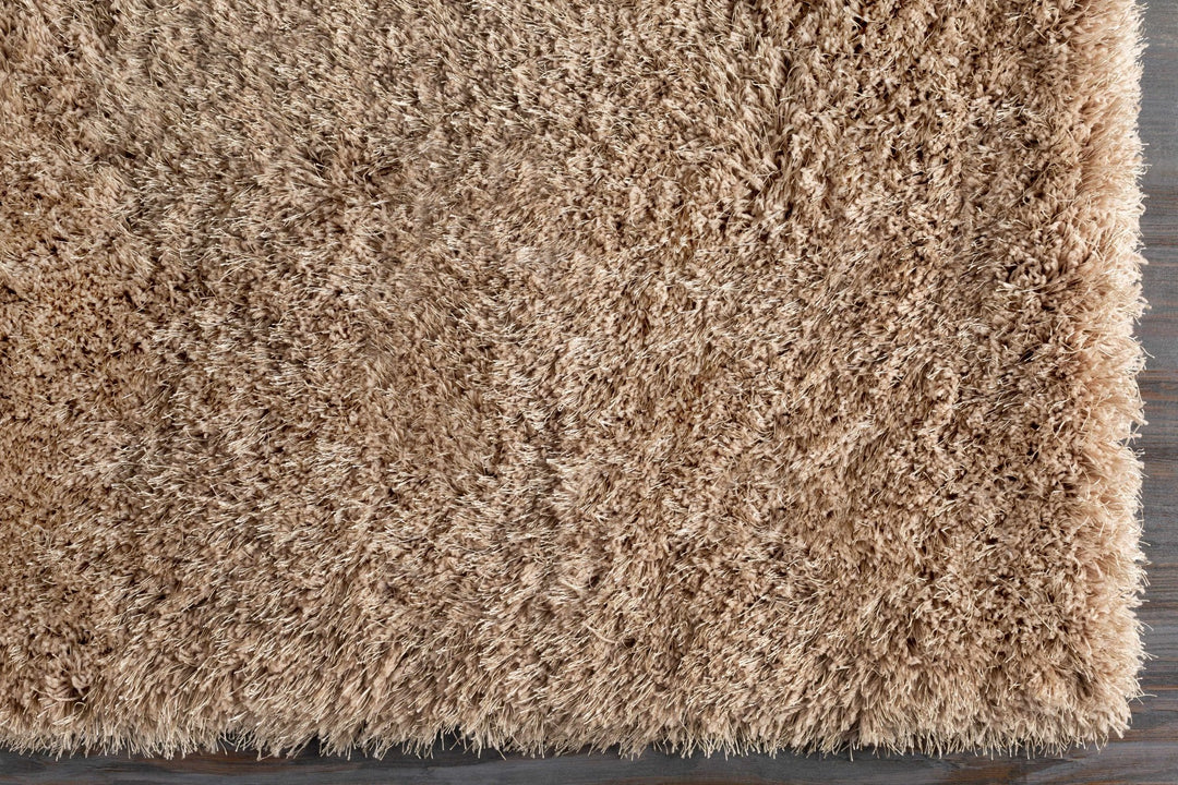 Woodridge Contemporary Solid Tan Area Rug - The Rug Decor