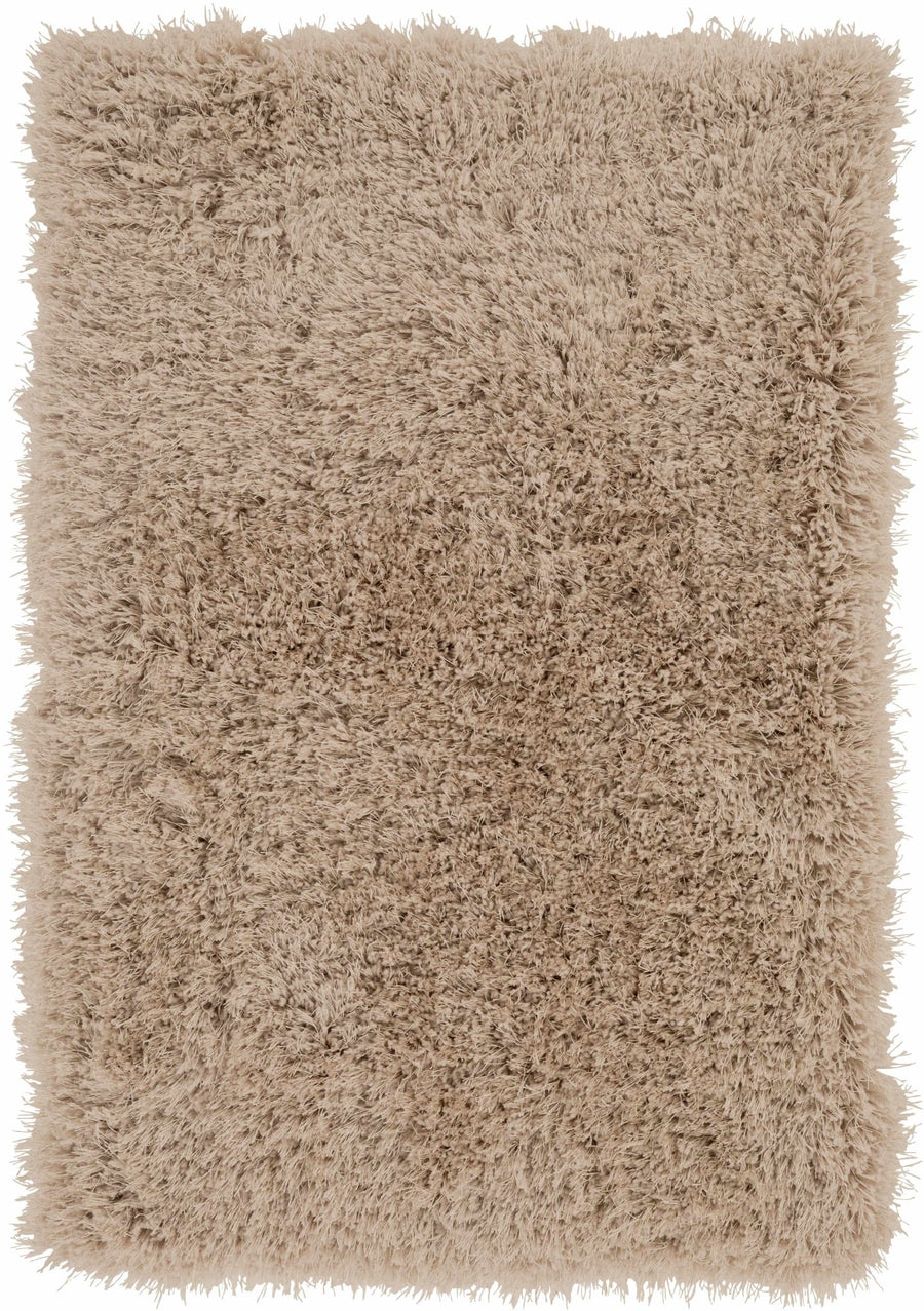 Woodridge Contemporary Solid Tan Area Rug - The Rug Decor