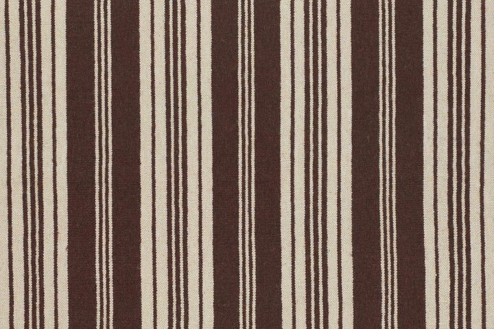 Woosung Hand Woven Modern Striped Pattern Brown And Beige Area Rug - The Rug Decor