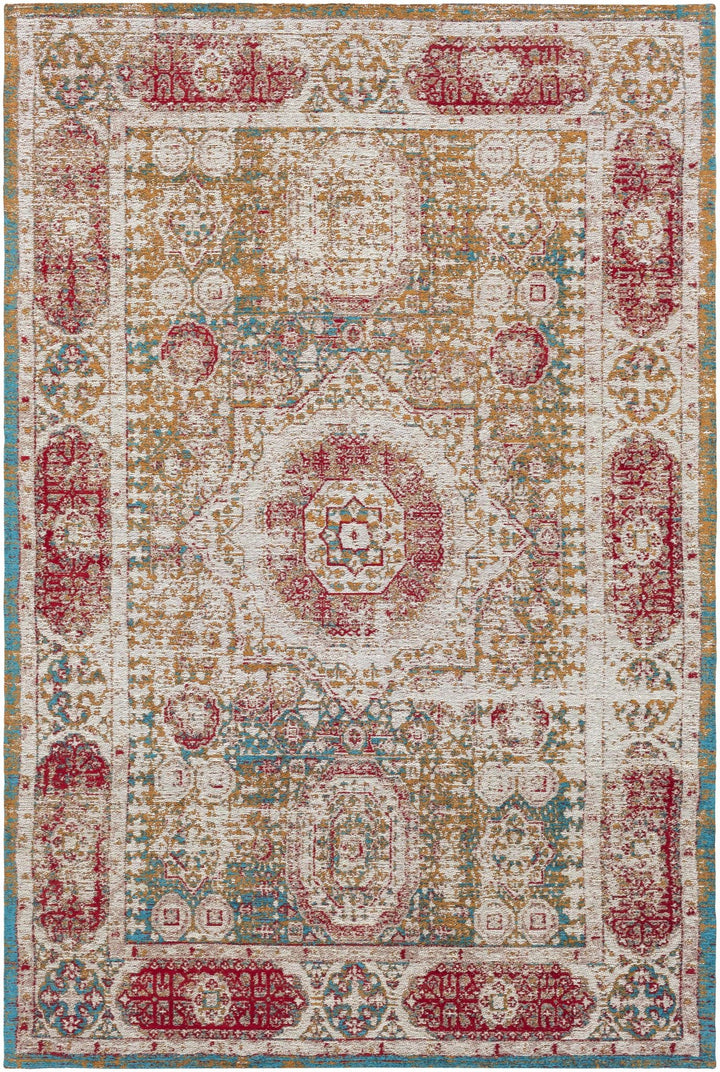 Wrangell Traditional Style Beige And Red Hand Woven Area Rug - The Rug Decor