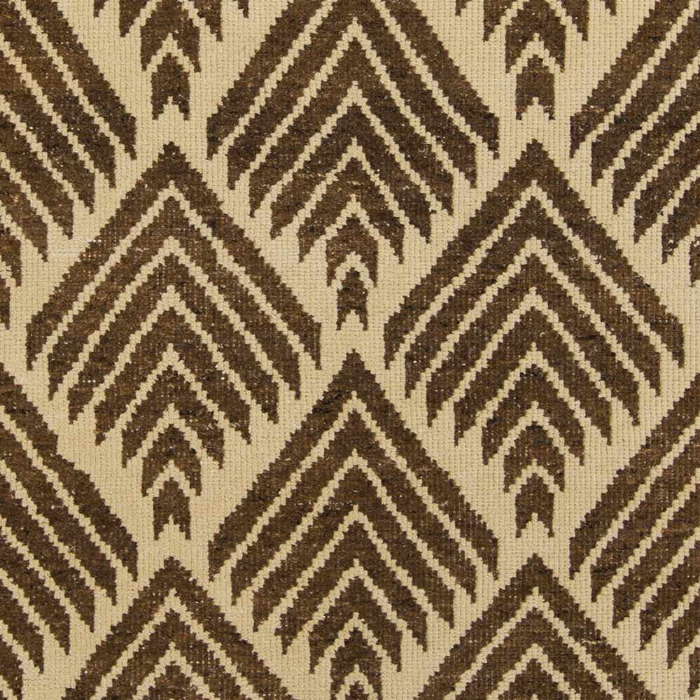 Wrexham Modern Style Brown And Beige Hand Knotted Area Rug - The Rug Decor