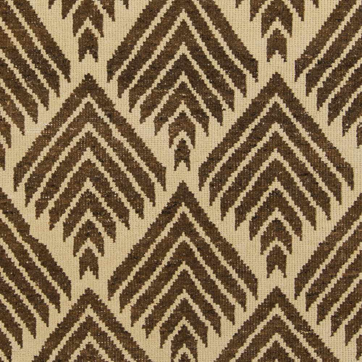Wrexham Modern Style Brown And Beige Hand Knotted Area Rug - The Rug Decor