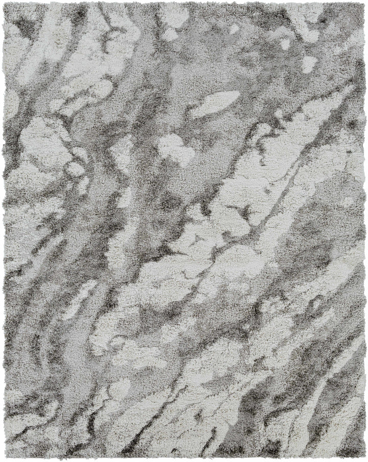 Washtucna Gray Modern Abstract Design Area Rug
