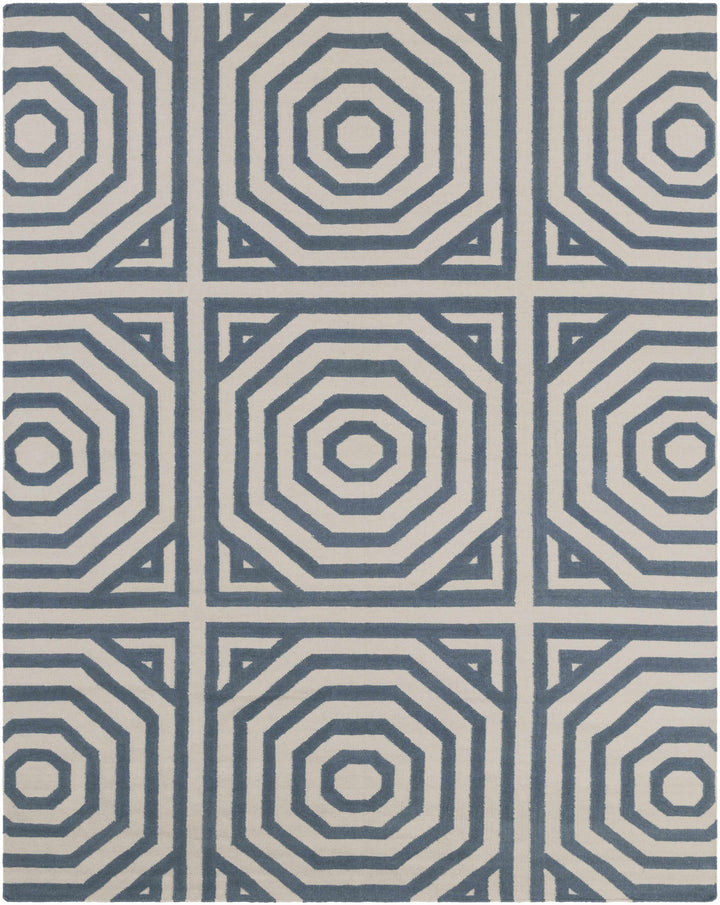 Westbrook Ivory And Gray Modern Style Hand Woven Wool Area Rug