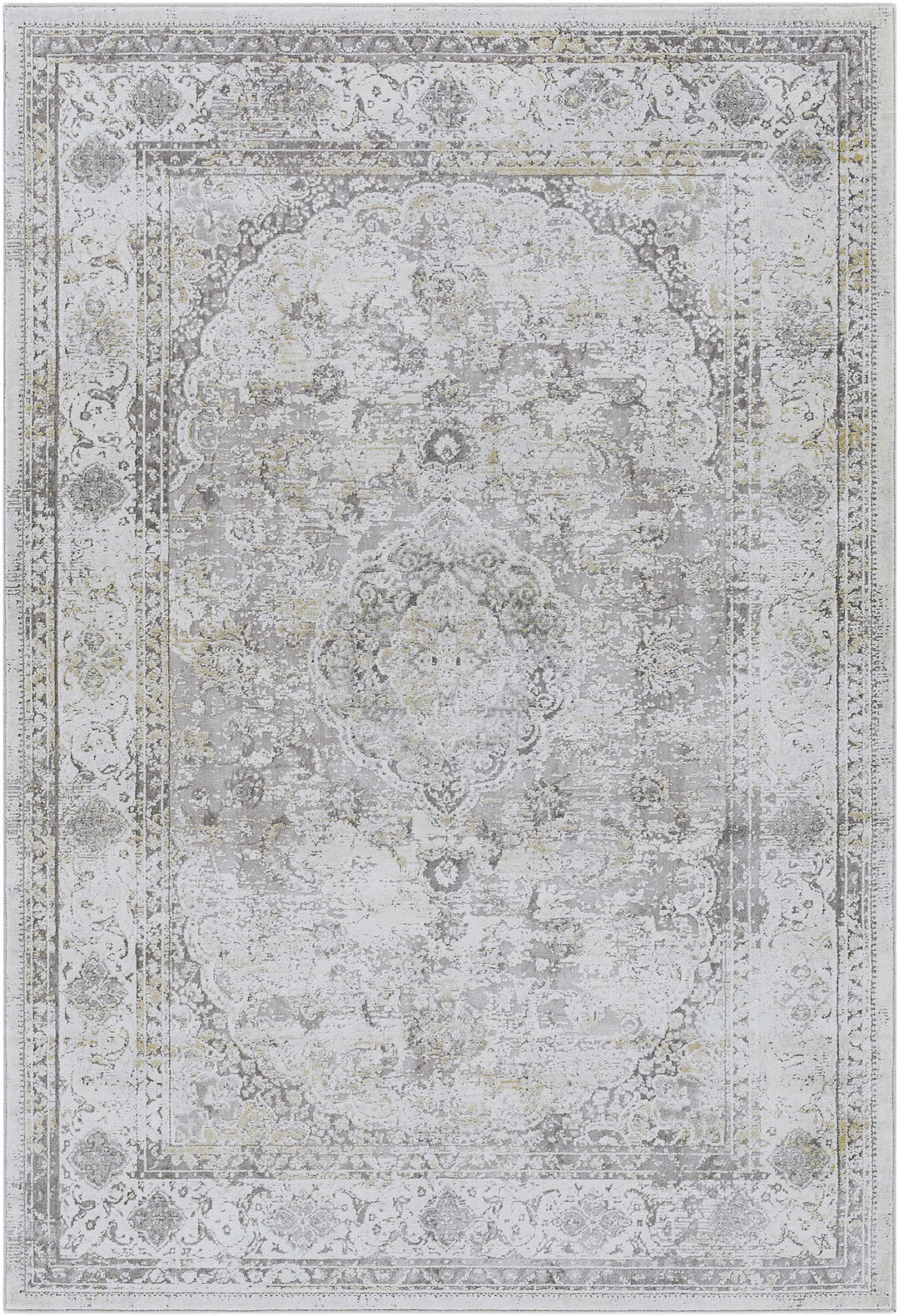 Withams Gray Traditional Style Area Rug