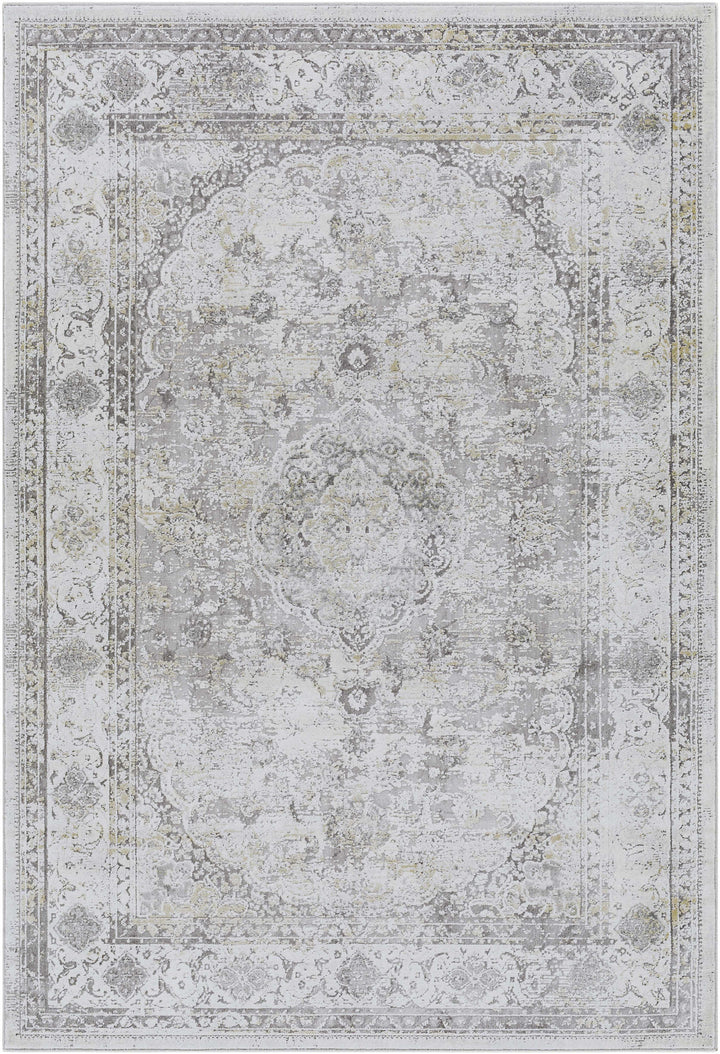 Withams Gray Traditional Style Area Rug