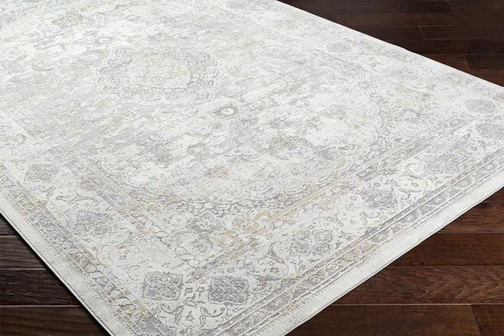 Withams Gray Traditional Style Area Rug