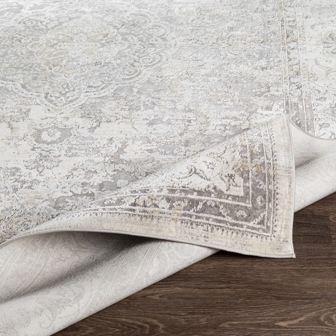 Withams Gray Traditional Style Area Rug