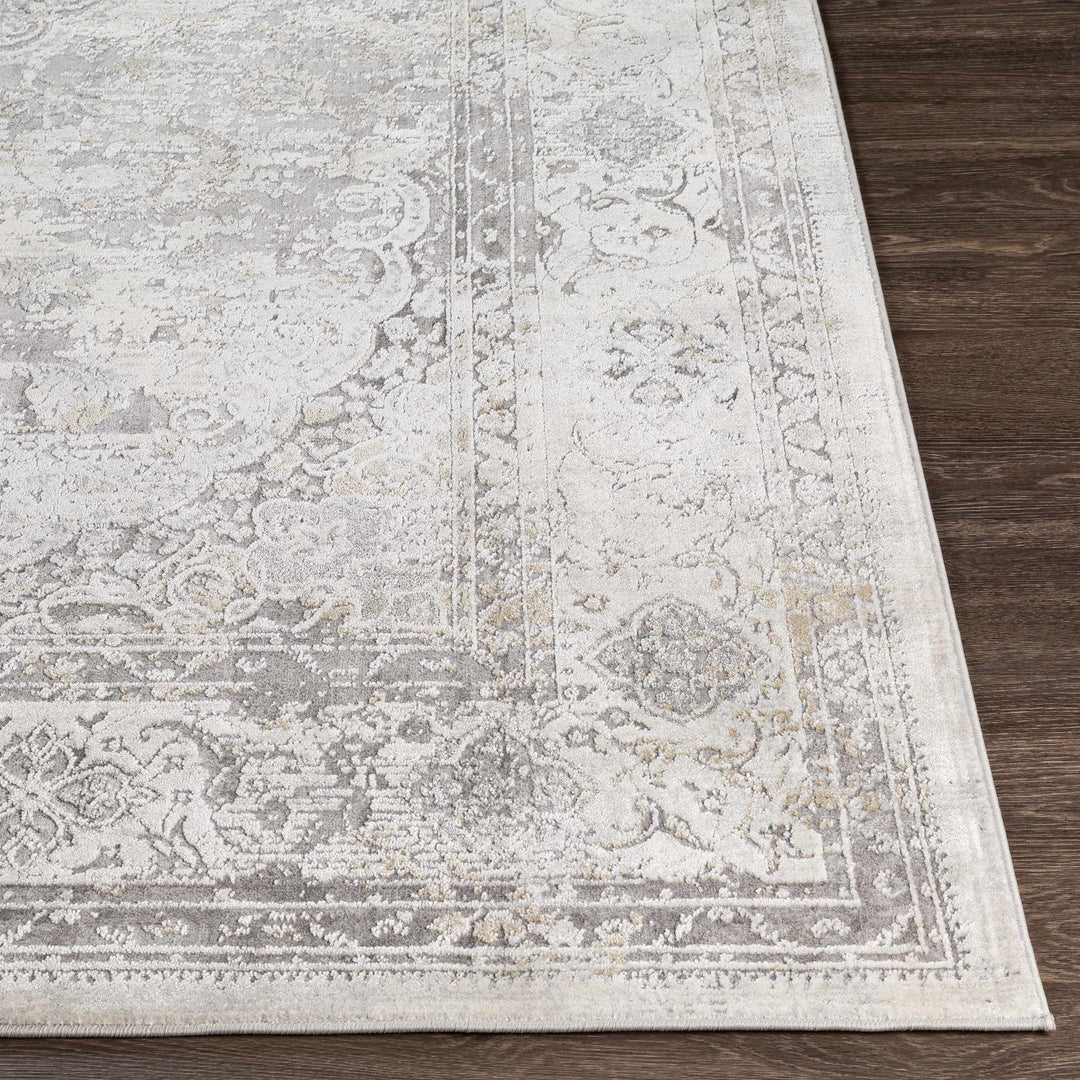 Withams Gray Traditional Style Area Rug