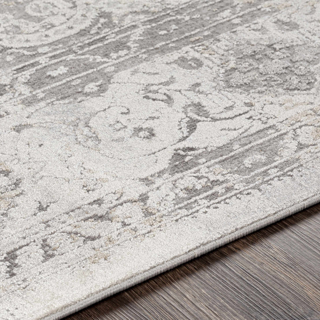 Withams Gray Traditional Style Area Rug