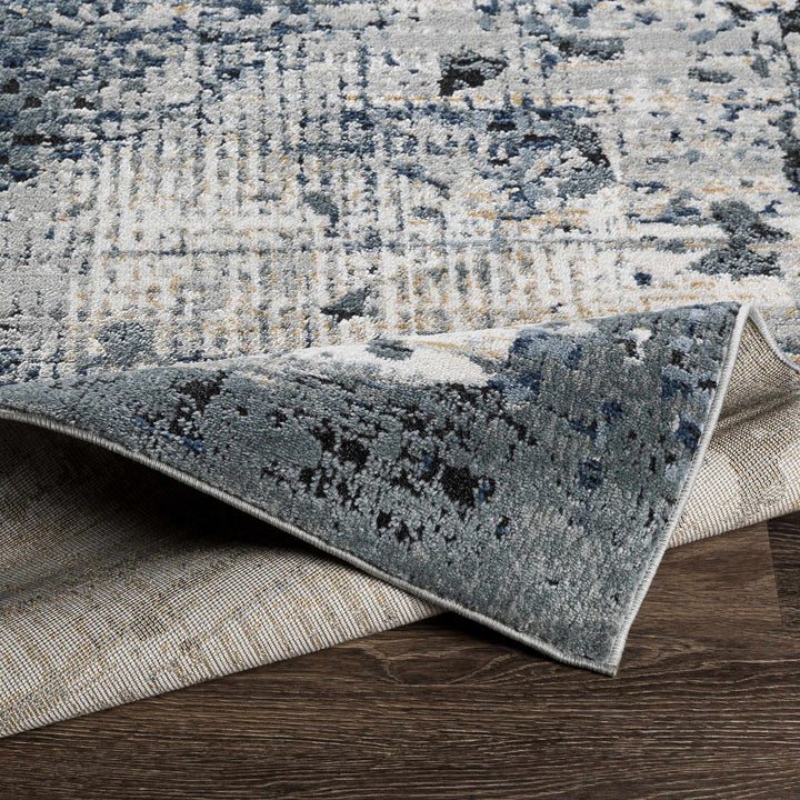 Waterboro Modern Abstract Design Gray Area Rug