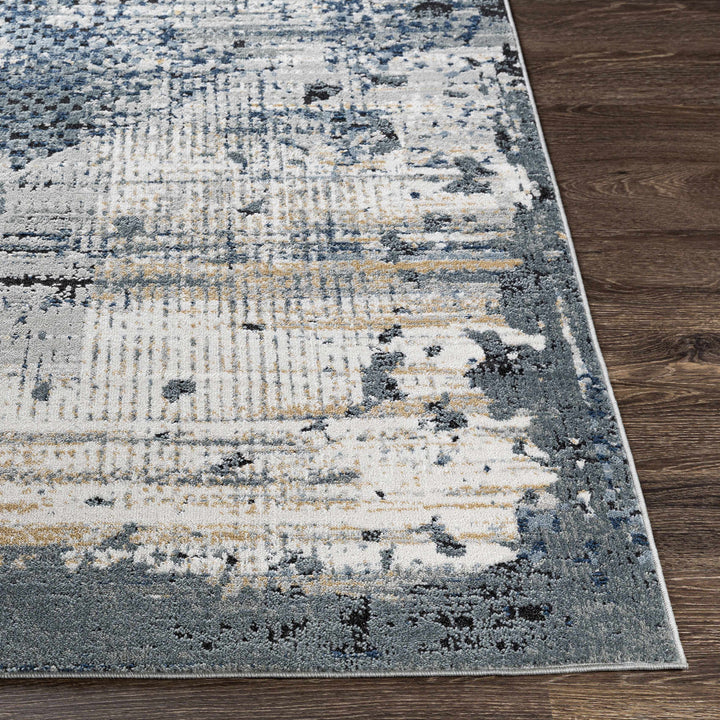 Waterboro Modern Abstract Design Gray Area Rug