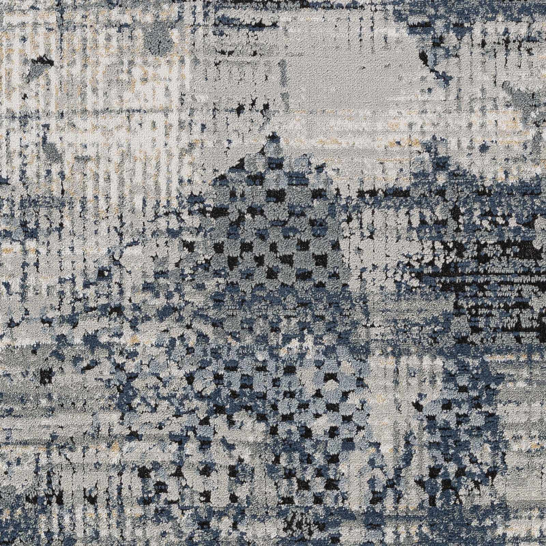 Waterboro Modern Abstract Design Gray Area Rug