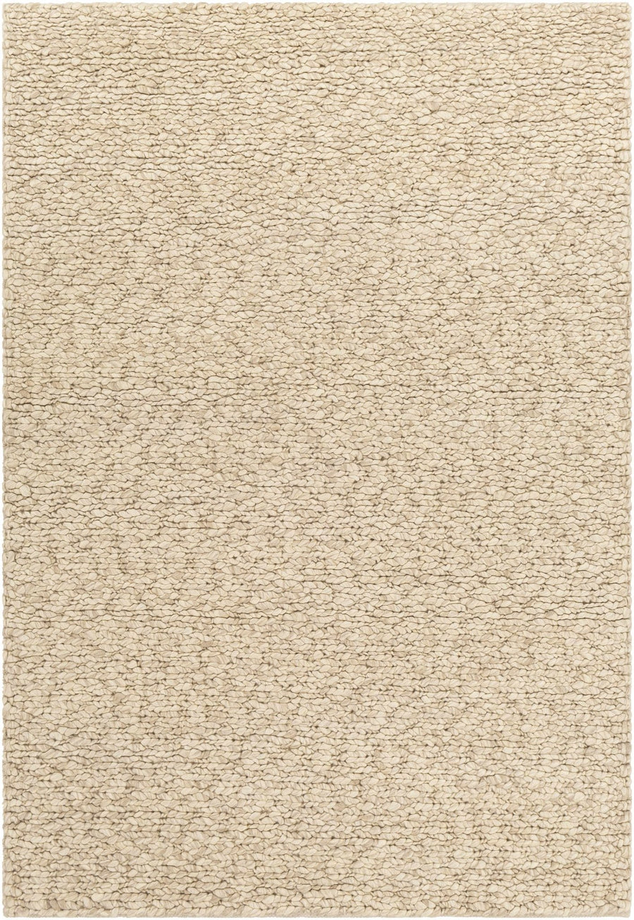 Wurtland Modern Style Beige Hand Woven Wool Area Rug - The Rug Decor