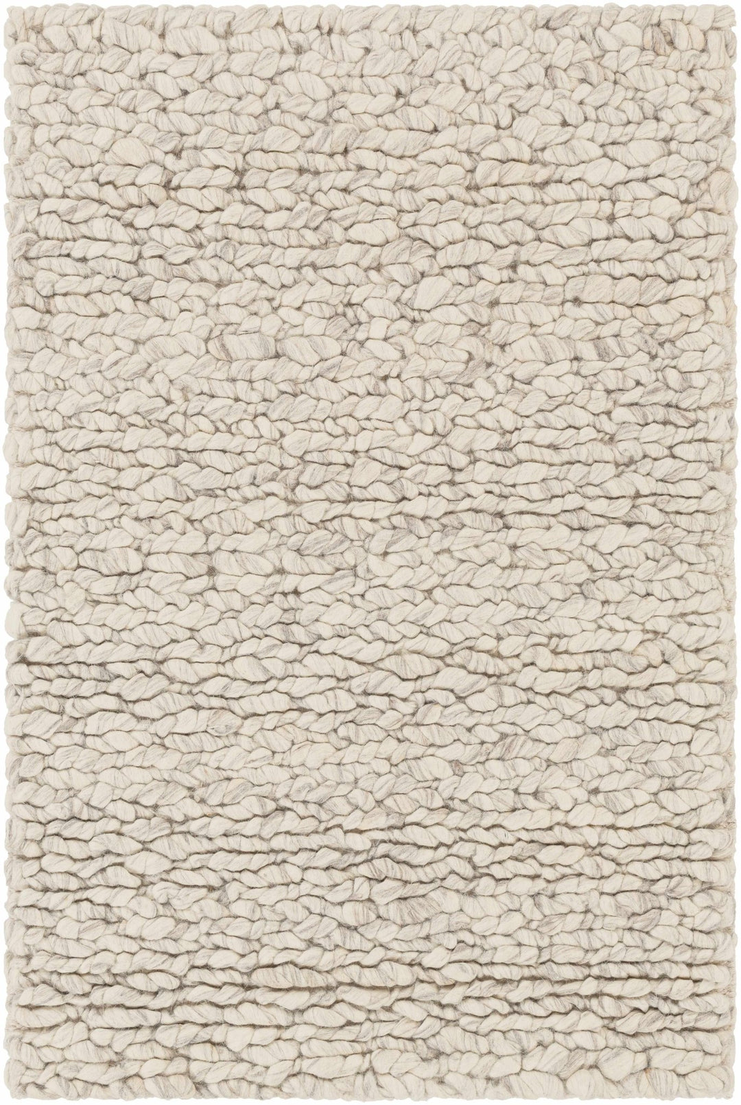 Wurtland Modern Style Beige Hand Woven Wool Area Rug - The Rug Decor