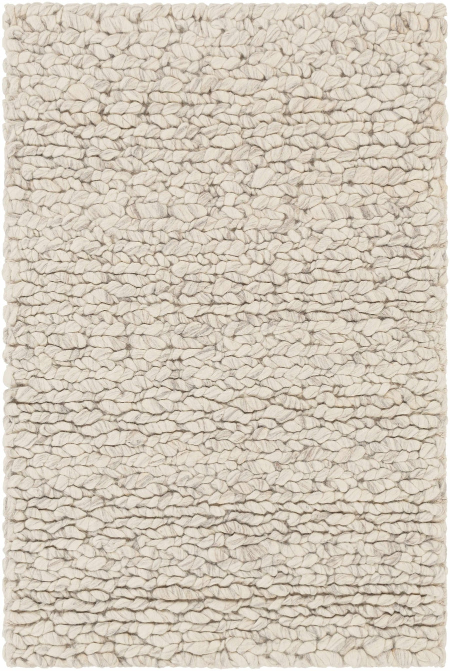 Wurtland Modern Style Beige Hand Woven Wool Area Rug - The Rug Decor