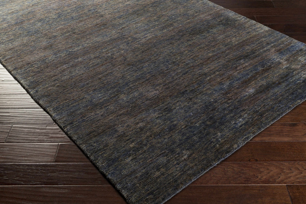 Wyano Contemporary Charcoal Hand Knotted Jute Rug - The Rug Decor