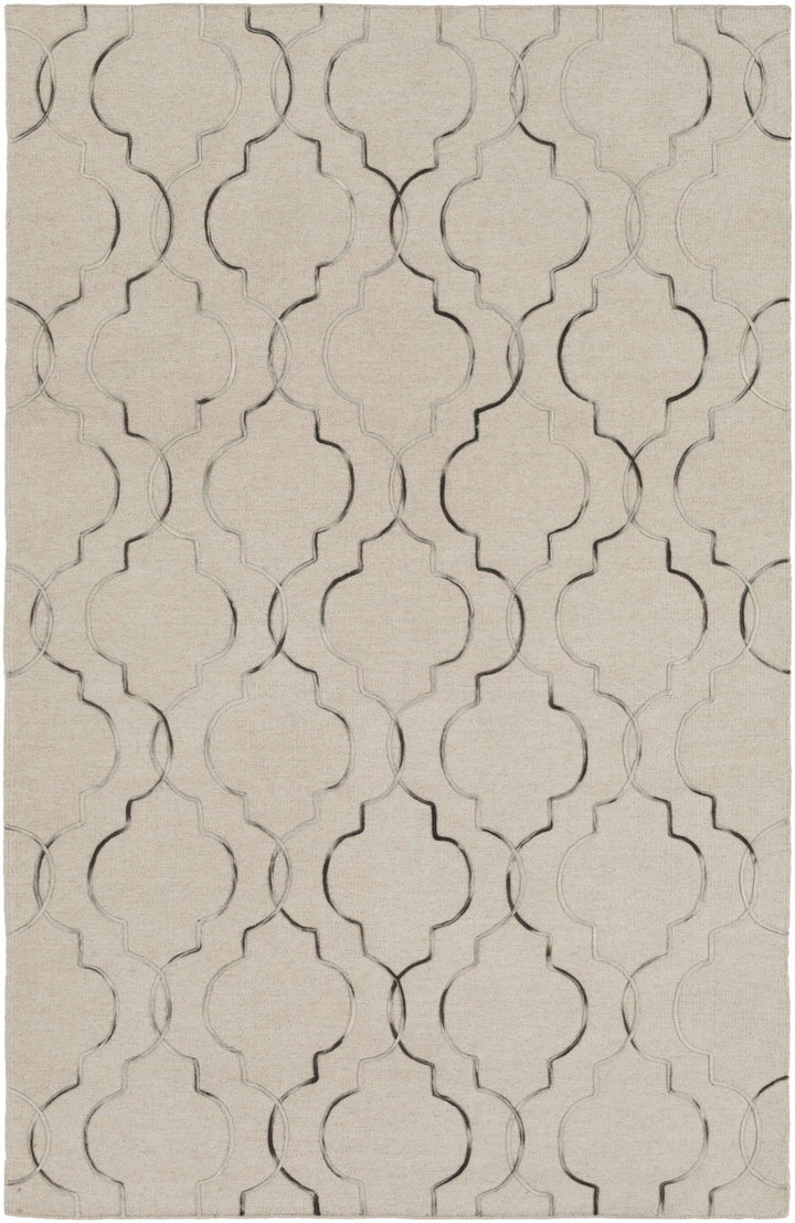 Wycombe Beige Modern Style Hand Woven Wool Area Rug - The Rug Decor