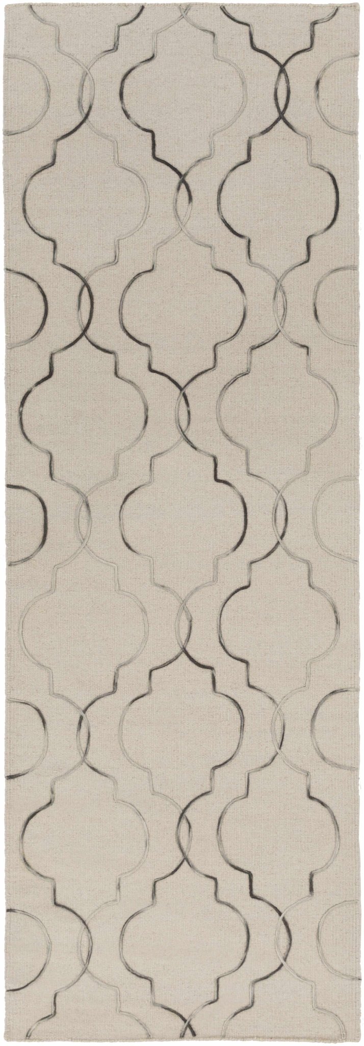 Wycombe Beige Modern Style Hand Woven Wool Area Rug - The Rug Decor