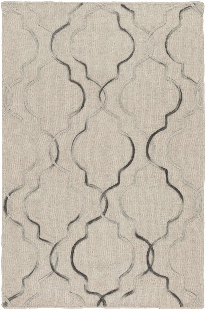 Wycombe Beige Modern Style Hand Woven Wool Area Rug - The Rug Decor