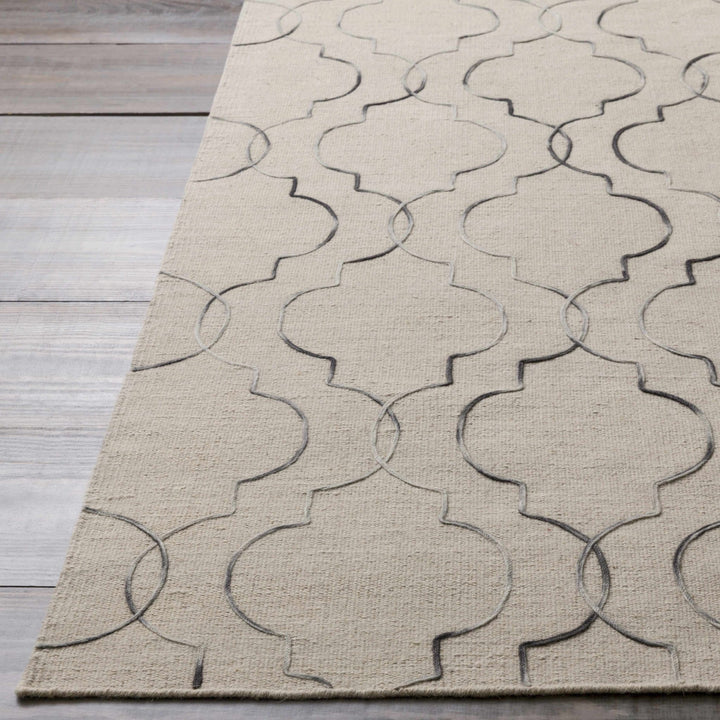 Wycombe Beige Modern Style Hand Woven Wool Area Rug - The Rug Decor