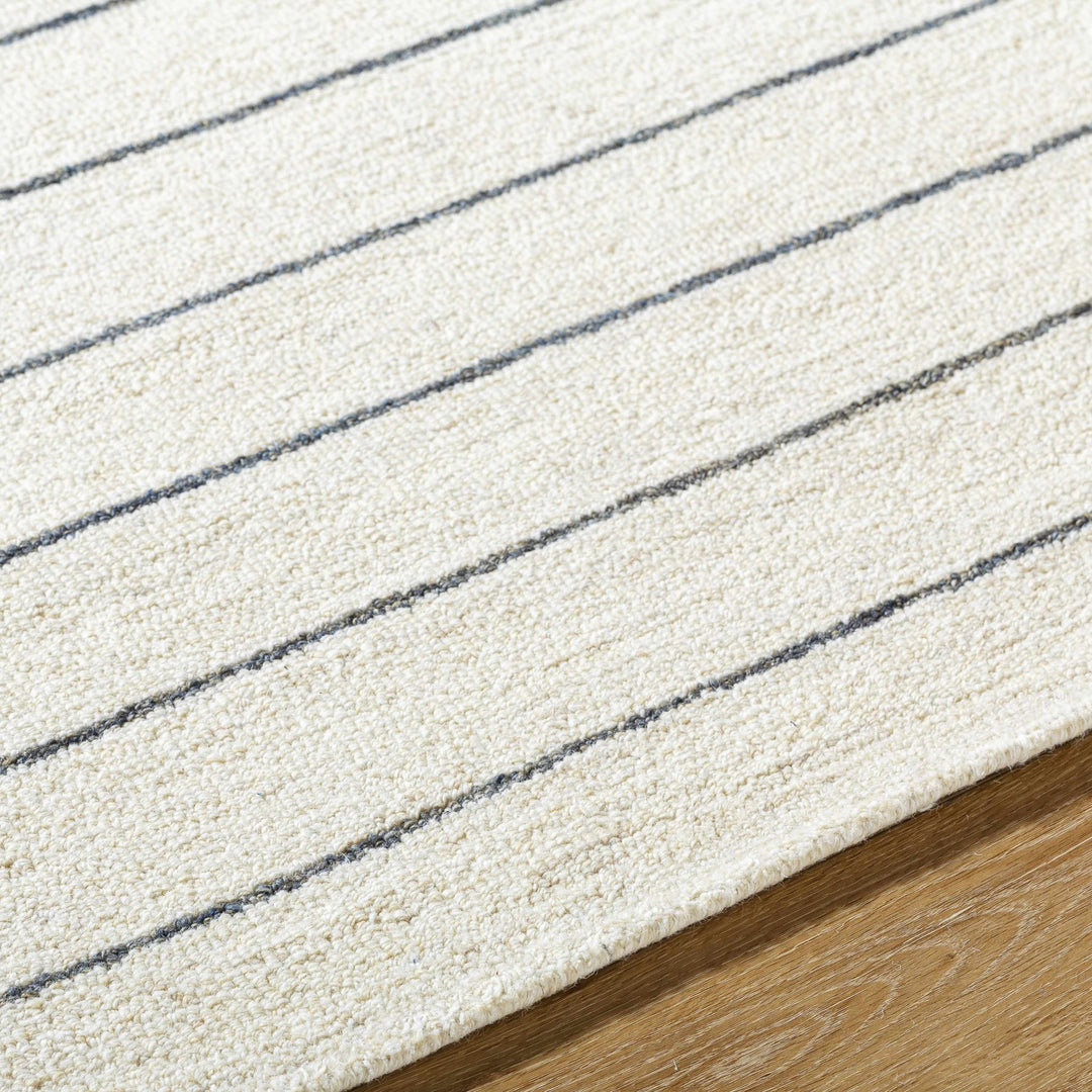 Wyome Ivory And Charcoal Contemporary Geometrical Design Rug - The Rug Decor