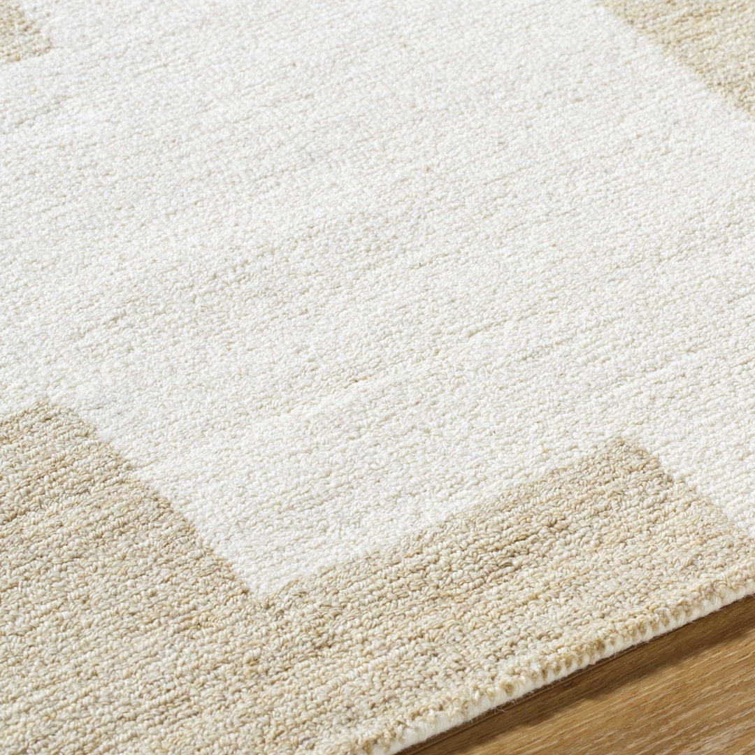 Xaila Contemporary Style Ivory And Beige Area Rug - The Rug Decor