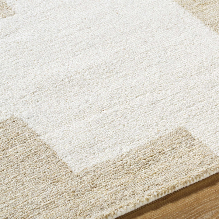 Xaila Contemporary Style Ivory And Beige Area Rug - The Rug Decor