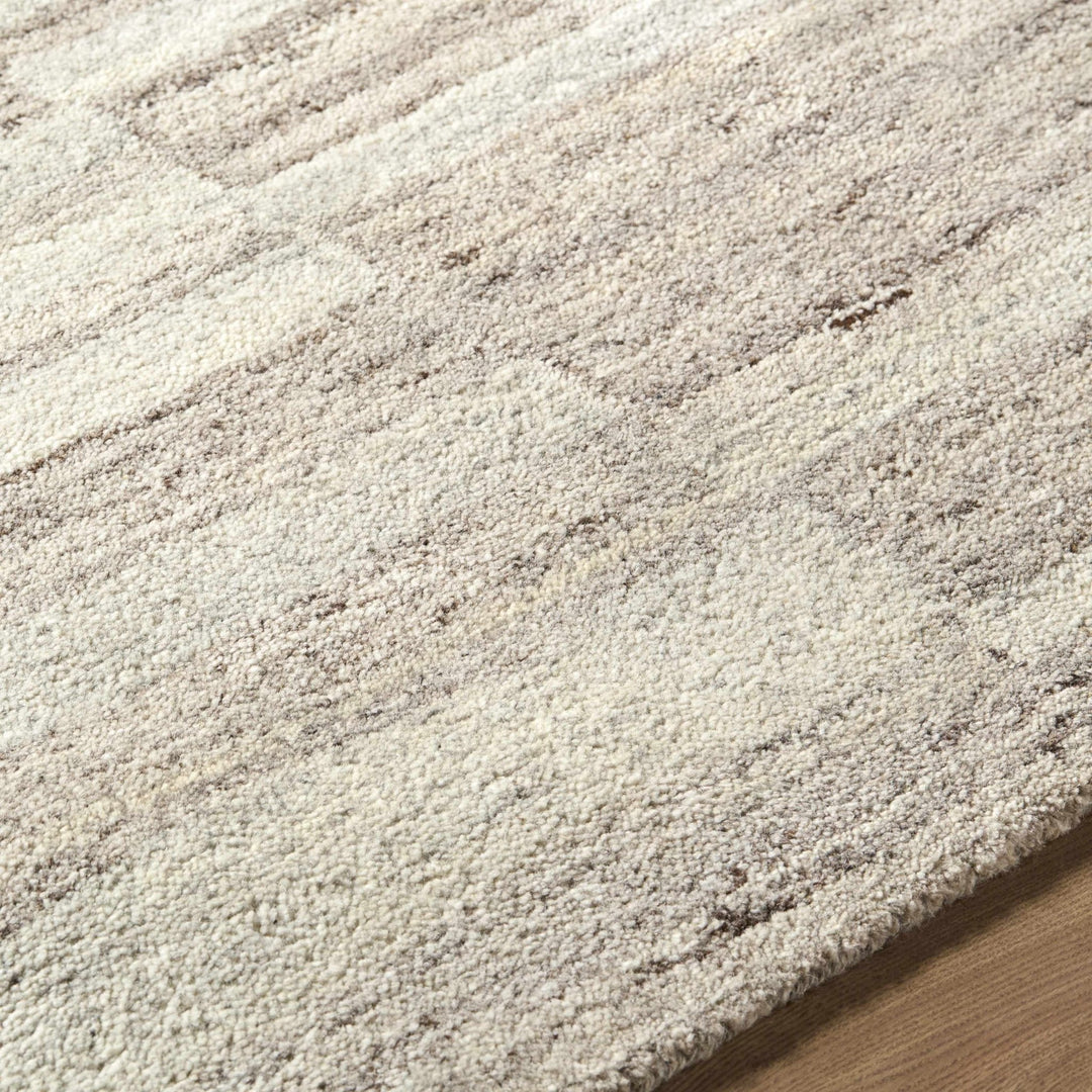 Xanti Contemporary Style Taupe Hand Tufted Wool Rug - The Rug Decor