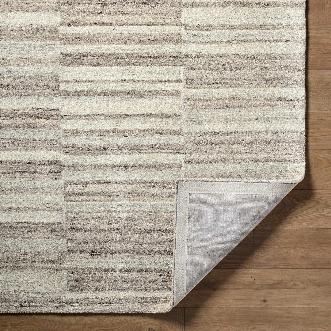 Xanti Contemporary Style Taupe Hand Tufted Wool Rug - The Rug Decor