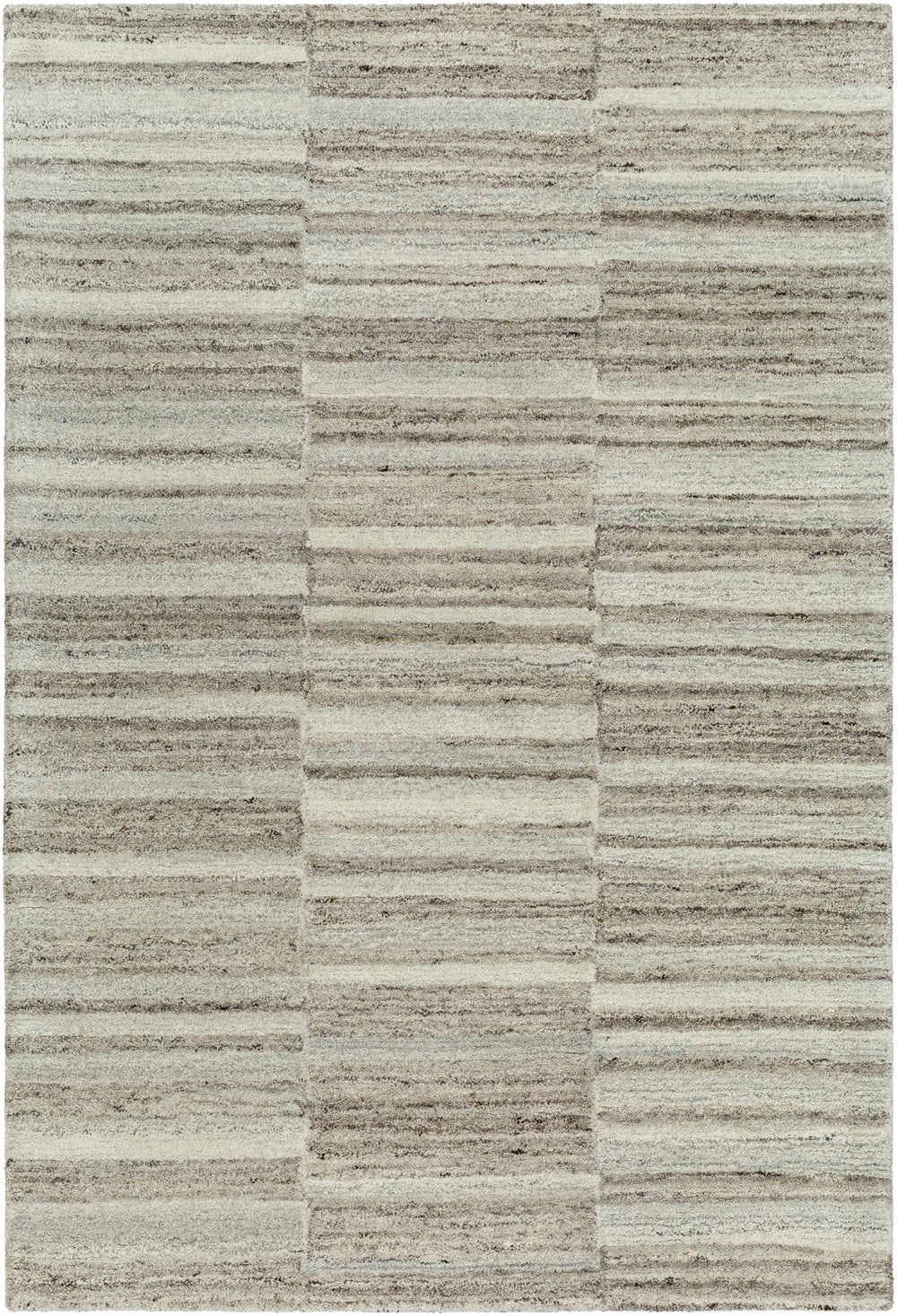 Xanti Contemporary Style Taupe Hand Tufted Wool Rug - The Rug Decor