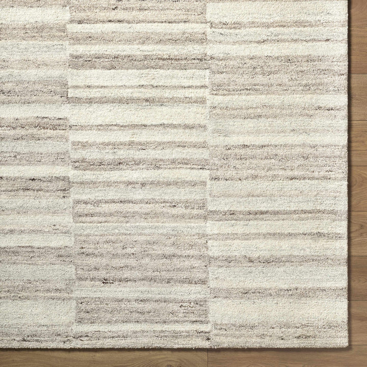 Xanti Contemporary Style Taupe Hand Tufted Wool Rug - The Rug Decor