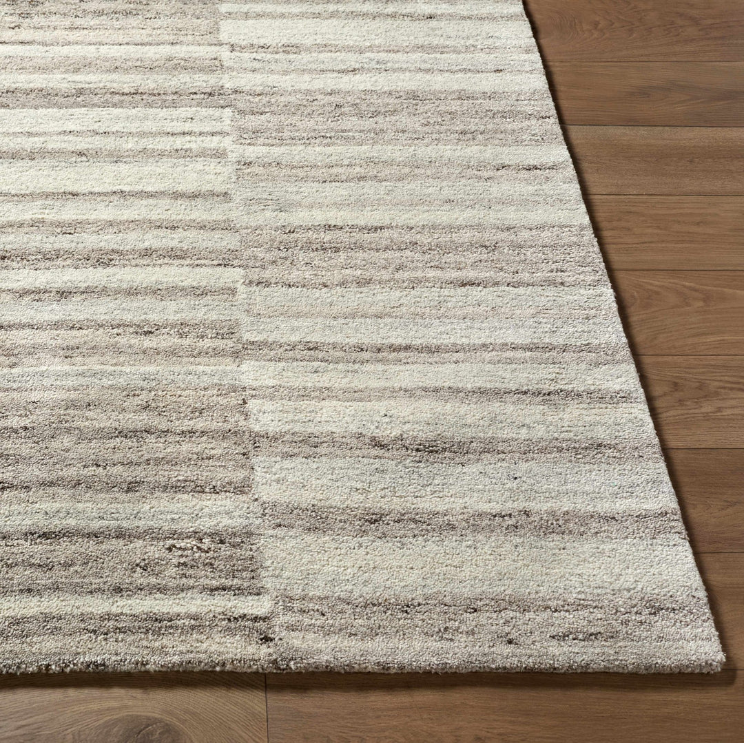 Xanti Contemporary Style Taupe Hand Tufted Wool Rug - The Rug Decor