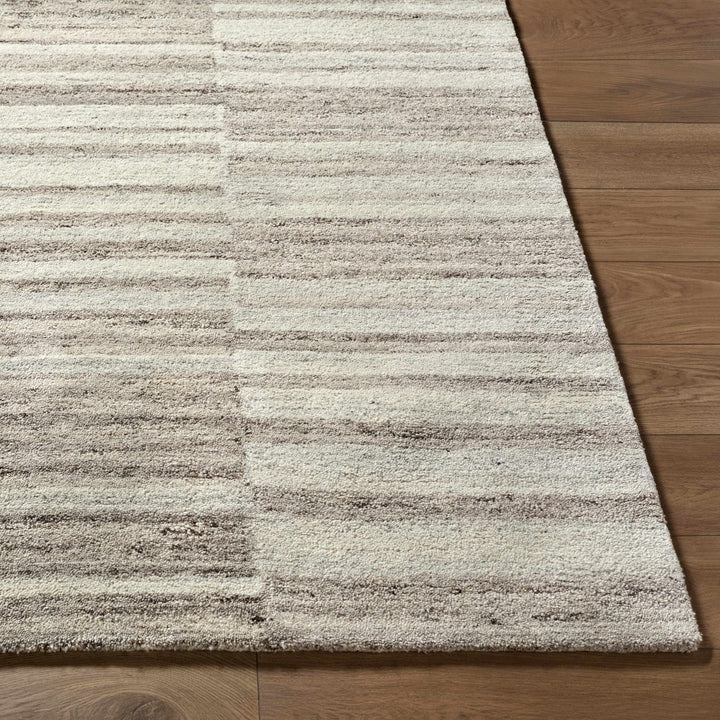 Xanti Contemporary Style Taupe Hand Tufted Wool Rug - The Rug Decor