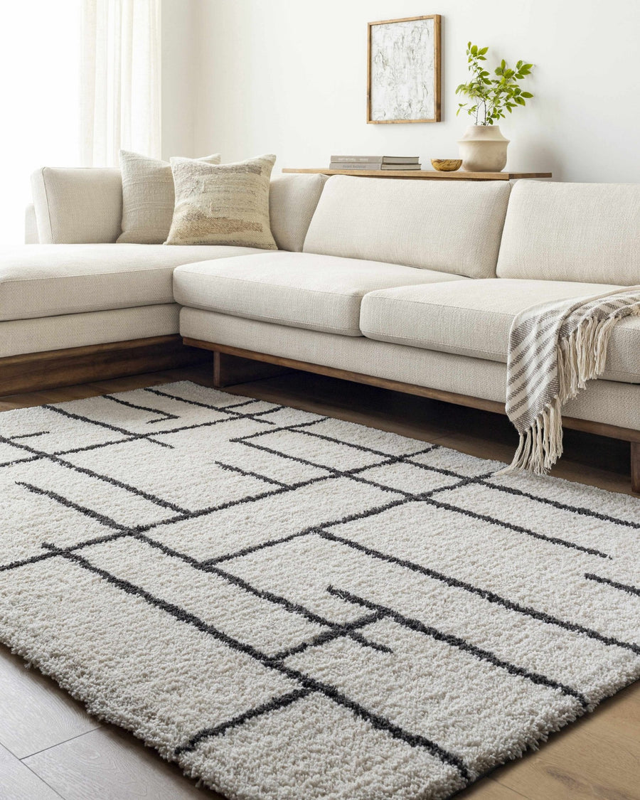 Xenos Modern Design Ivory Hand Tufted Rug - The Rug Decor