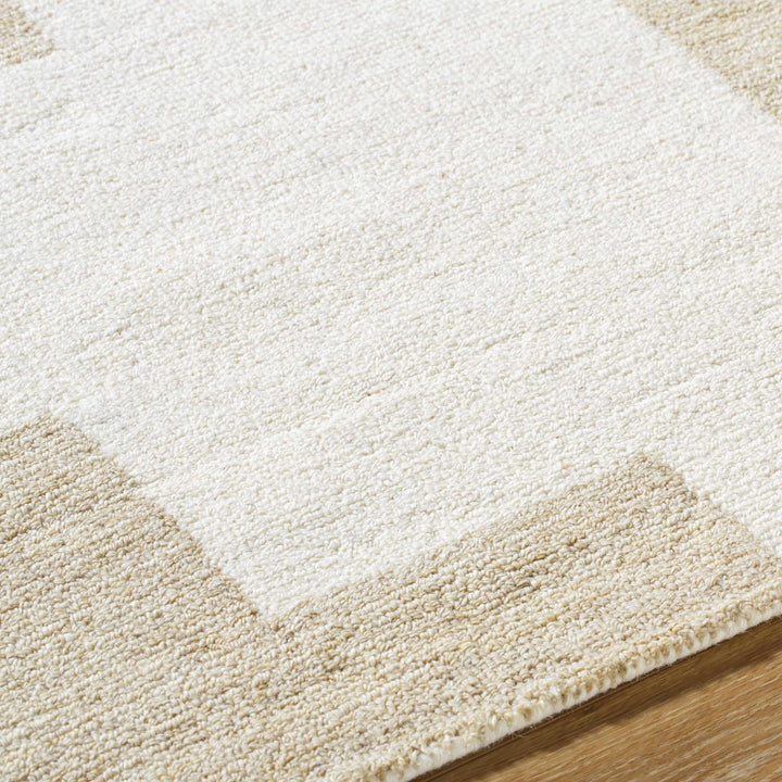 Xaila Contemporary Style Ivory And Beige Area Rug