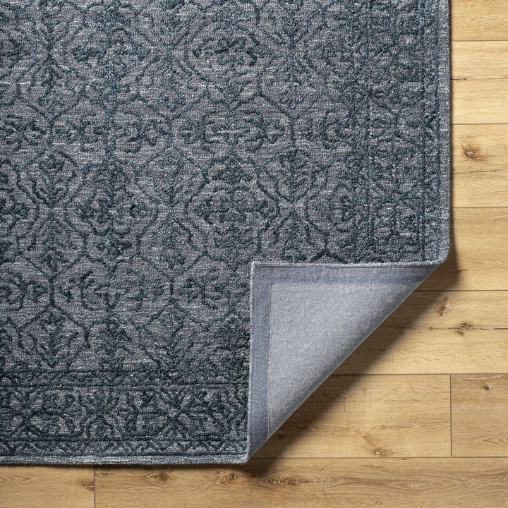 Yadid Traditional Style Charcoal And Gray Wool Area Rug - The Rug Decor